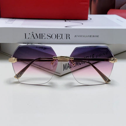 CARTIER 26S GEOMETRIC HEXAGONAL FRAME IN METAL 443365