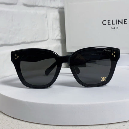 CELINE 26S SQUARE FRAME IN BLACK ACETATE 496509