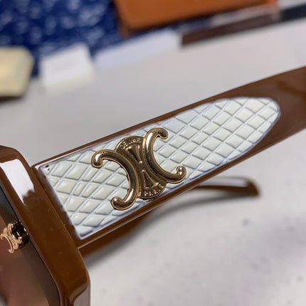CELINE 26S OVERSIZED SQUARE FRAME IN ACETATE 486008