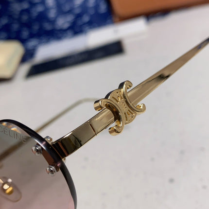 CELINE 26S POLYGONAL FRAME IN METAL 493096