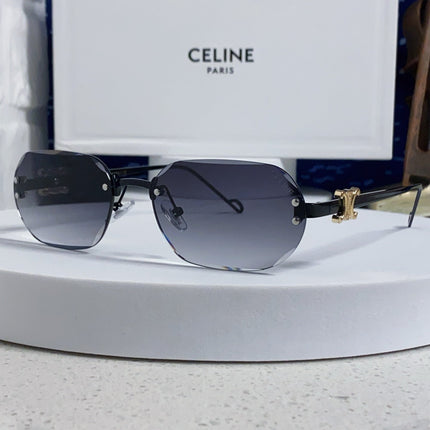 CELINE 26S POLYGONAL FRAME IN METAL 493098