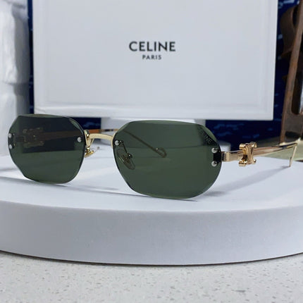 CELINE 26S POLYGONAL FRAME IN METAL 493099