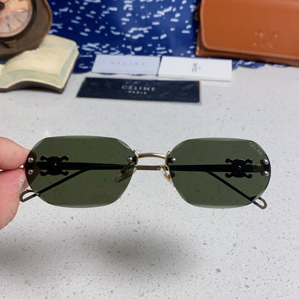 CELINE 26S POLYGONAL FRAME IN METAL 493099