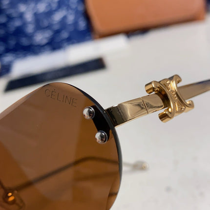 CELINE 26S POLYGONAL FRAME IN METAL 493100
