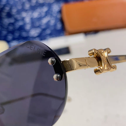 CELINE 26S POLYGONAL FRAME IN METAL 493101