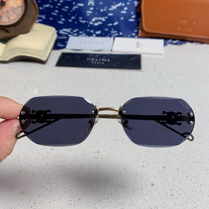 CELINE 26S POLYGONAL FRAME IN METAL 493101
