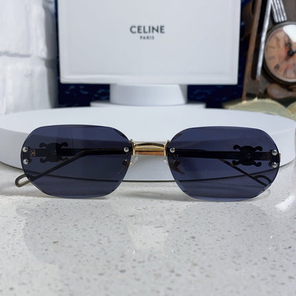 CELINE 26S POLYGONAL FRAME IN METAL 493101
