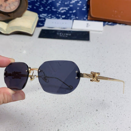 CELINE 26S POLYGONAL FRAME IN METAL 493101