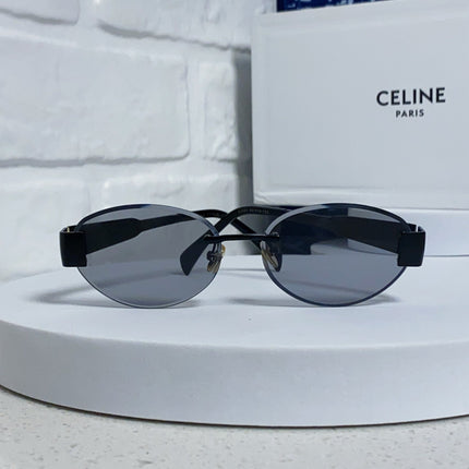 CELINE 26S RIMLESS OVAL FRAME IN METAL 493102