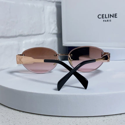 CELINE 26S RIMLESS OVAL FRAME IN METAL 493103