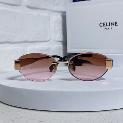 CELINE 26S RIMLESS OVAL FRAME IN METAL 493103