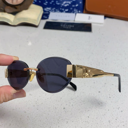 CELINE 26S RIMLESS OVAL FRAME IN METAL 493106