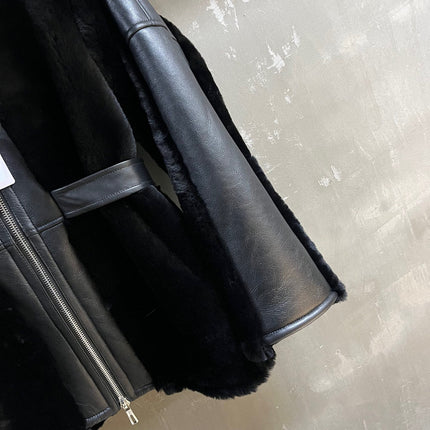HERMES 25S SHEARLING JACKET 348