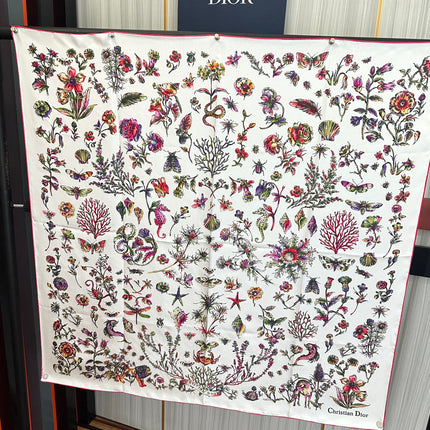 DIOR 26S SCARF 90CM IN SILK 312028