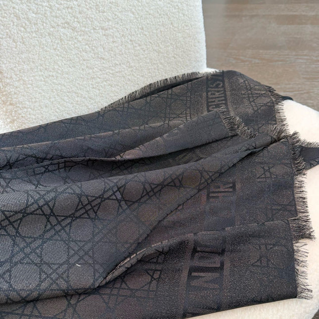 DIOR 26S SCARF 140 IN SILK AND CASHMERE 424267