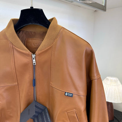 PRADA 26S LEATHER JACKET 1074