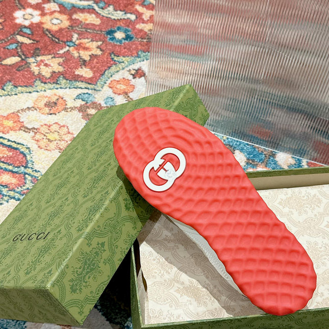 GUCCI 26S SNEAKERS IN WHITE MIX RED CALFSKIN