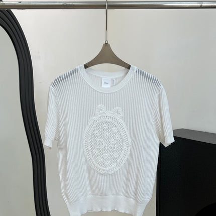 DIOR 26S SHORT-SLEEVED SWEATER 1271