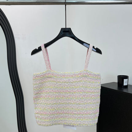 CHANEL 26S TWEED CAMI TOP 1481
