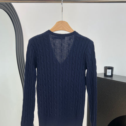 RALPH LAUREN 26S V-NECK CABLE-KNIT SWEATER 560