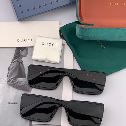 CHUNKY RECTANGULAR FRAME SUNGLASSES G204 IN ACETATE