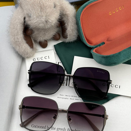 SQUARE FRAME SUNGLASSES G8639 IN METAL