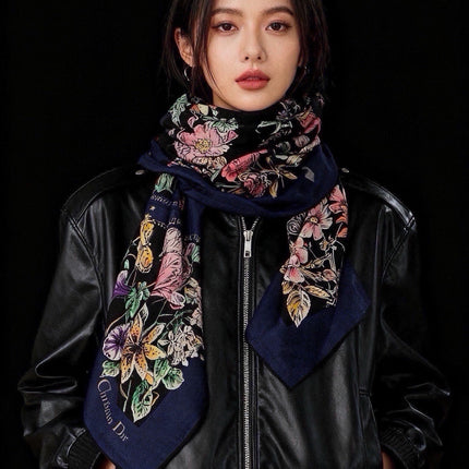 DIOR 26S SCARF 140 IN CASHMERE AND SILK 426190