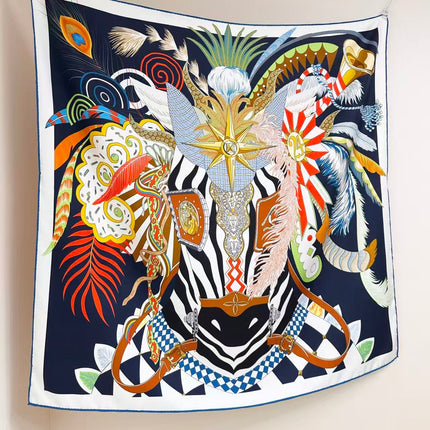 HERMES 26S SCARF 88 IN SILK 495801