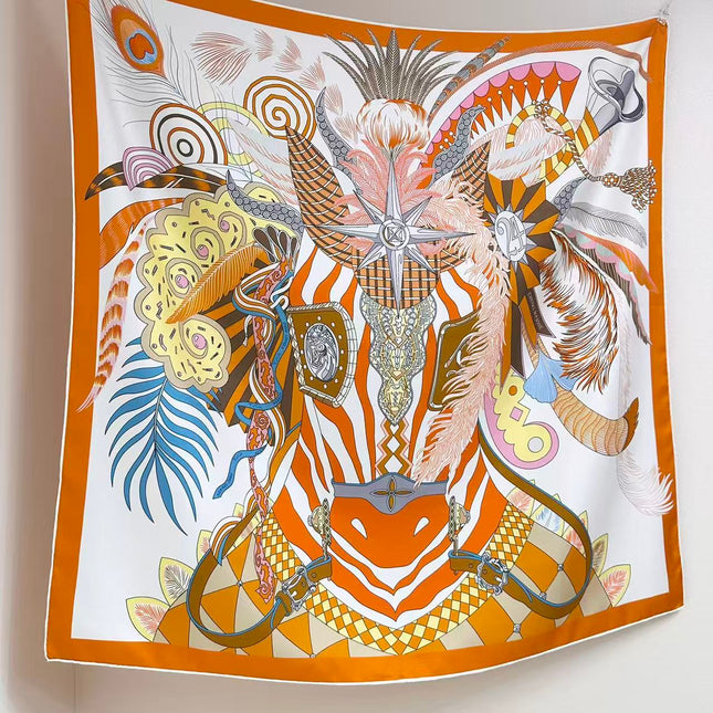 HERMES 26S SCARF 88 IN SILK 495802