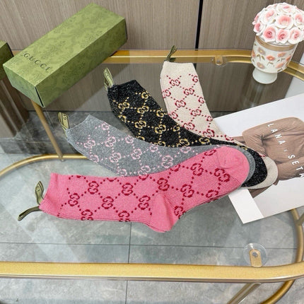 GUCCI 26S CREW SOCKS 407159 (1 BOX)