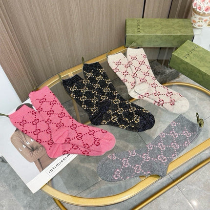 GUCCI 26S CREW SOCKS 407159 (1 BOX)