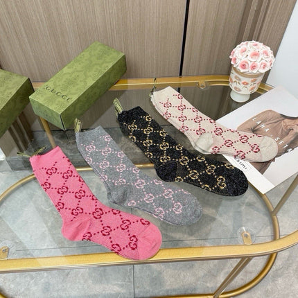 GUCCI 26S CREW SOCKS 407159 (1 BOX)
