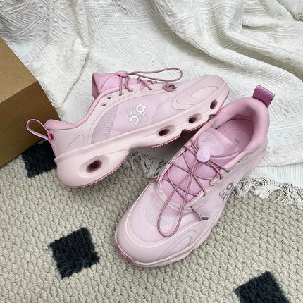 LOEWE 26S CLOUDSOLO SNEAKERS IN LIGHT PINK RECYCLED POLYESTER