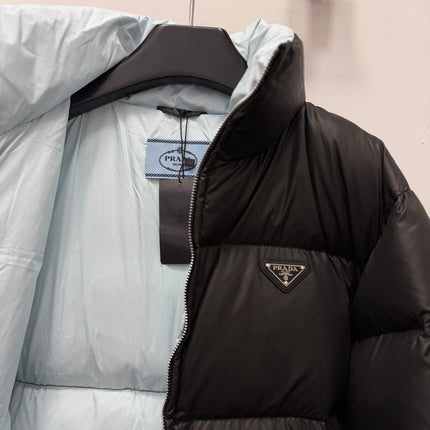 PRADA 26S HIGH-NECK DOWN PUFFER JACKET 1213