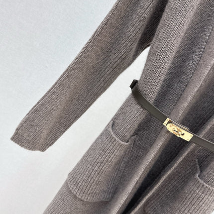HERMES 25S LONG WOOL COAT 091