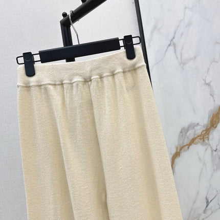DIOR 25S WIDE-LEG CASHMERE PANTS 570
