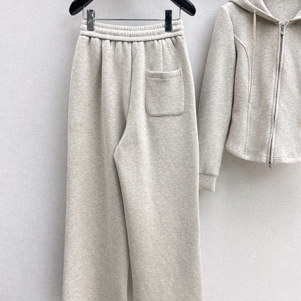 ALO 26S ZIP-UP HOODIE AND FLARED PANTS SET 378