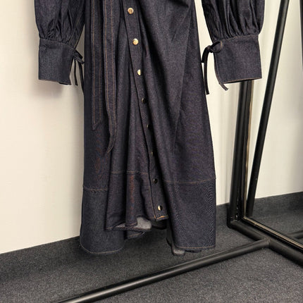 ZIMMERMANN 26S DENIM LONG SHIRT DRESS STYLE 123