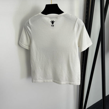 DIOR 26S SHORT-SLEEVE KNIT TOP 1034