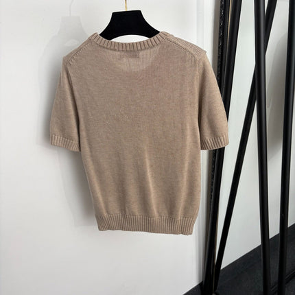 RALPH LAUREN 26S SHORT-SLEEVE CREW-NECK SWEATER 679
