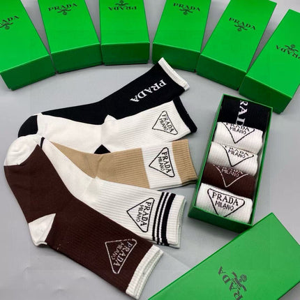 PRADA 26S CREW SOCKS 177242 (1 BOX)